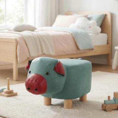 Imagem de Puff Infantil Porquinho 30cm - Importado