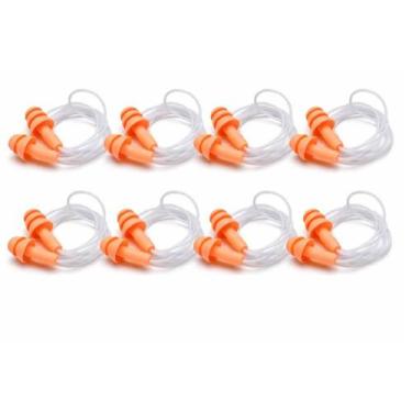 Imagem de Kit 10 Protetor Auricular de Silicone 3M Pomp Plus 19dB CA5745