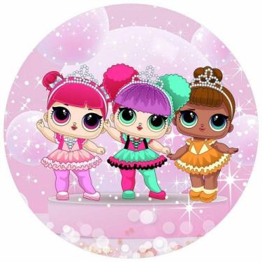 Imagem de Painel Festa Redondo Boneca Lol 3d Sublimação Digital 1,50M - Fantasia