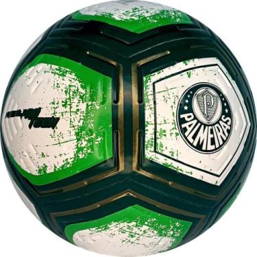 Imagem de Bola de Futebol Palmeiras PVC/PU Nº 5 Neon Licenciada