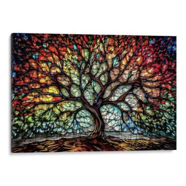 Imagem de Quadro Árvore da Vida em Cores Radiantes Eternas - Mioquadros, 160x100