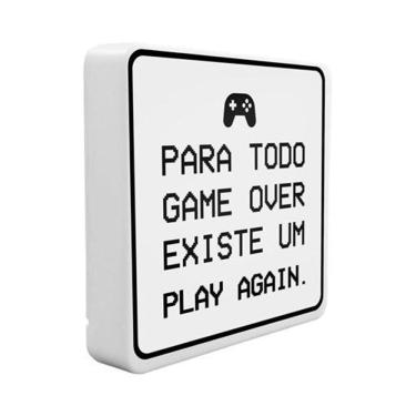 Imagem de Luminária Box Slim Play Again Usb