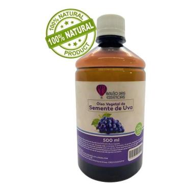 Imagem de Óleo Vegetal Semente De Uva 100% Puro - 500ml Neutro - Semen - Congrat