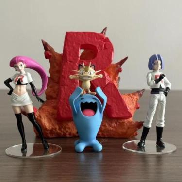 Imagem de Figuras De Ação Da Equipe Rocket Do Pokémon 3-11cm, Brinquedos De PVC,