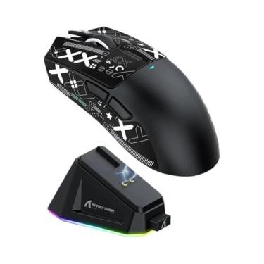 Imagem de Mouse Gamer Sem Fio Attack Shark X11 Com Base De Carregamento E Sensor