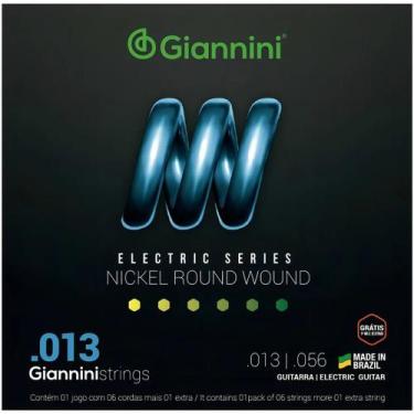 Imagem de Encordoamento giannini para guitarra 0.13 geegst13 niquel