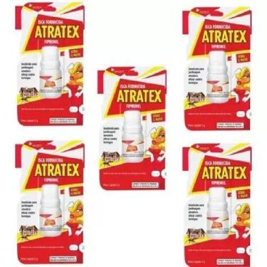 Imagem de Mata Formiga Doceira Vermelha Atratex Kit 5 Embalagens De 5g - HAXEA
