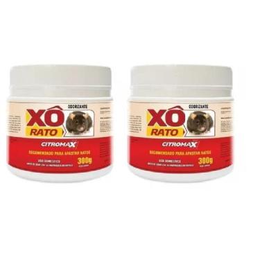 Imagem de Repelente Xô Rato Pastilhas Essência Hortelã Citromax 2x300g