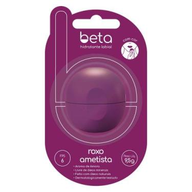 Imagem de Hidratante Labial Beta FPS6 Cor Roxo Ametista 9,5g