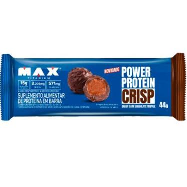 Imagem de Barra de Proteina Power Protein Crisp Max Titanium Sabor Dark Chocolat