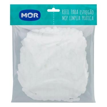Imagem de Refil Mop Limpeza Prática R.008299 Microfibra Super Absorção Branco Mor