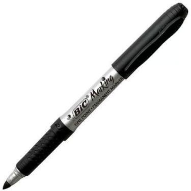 Imagem de Pincel marcador permanente Marking Preto 971140 - Bic