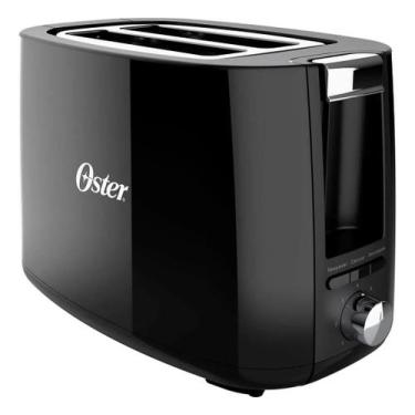 Imagem de Torradeira Oster Otor 650 Simple Life preta com 650w de potência e 7 n