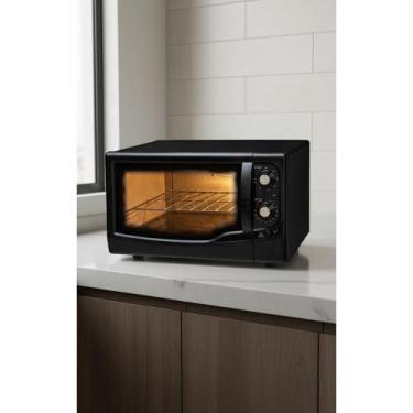 Imagem de Forno Elétrico Bancada 44L Grill Gourmet - Preto - Cozinhe c - Congrat