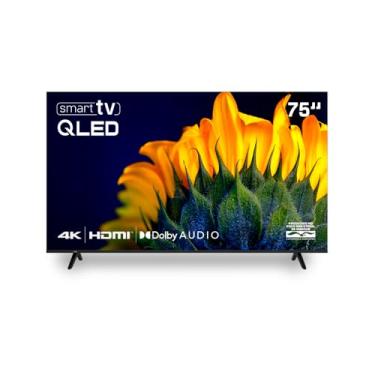Imagem de Smart TV HQ QLED 75 Polegadas HQ-QLED75SM 4K Wi-Fi Bluetooth, Apps, Netflix, YouTube e Prime Vídeo