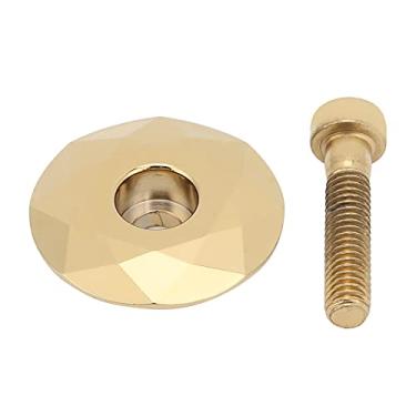 Imagem de Capa de fone de ouvido de bicicleta, alta resistência, alta confiabilidade, durável faça você mesmo, capa superior de fone de ouvido antidesgaste para mountain bike(ouro)