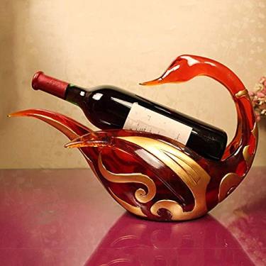 Imagem de Estantes de vinho modernas e pastorais para decoração de casa, armário de vinhos, 42 x 15 x 30 cm