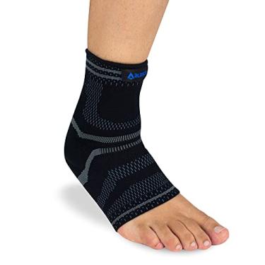 Imagem de Tornozeleira de Compressão Power Armour Alasca para prevenção e recuperação de lesões e dores. Ideal para corrida, musculação e futebol.