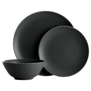 Imagem de Aparelho de Jantar Preto com 18 Peças - Mason Cash
