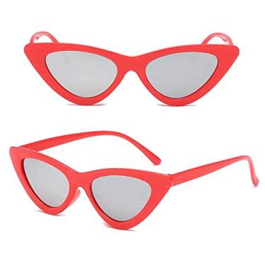 Imagem de Óculos de sol femininos moda retrô triângulo sexy óculos de sol masculinos tendência streetwear cateye óculos uv400 óculos de sol de condução, 10, china