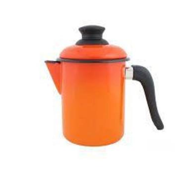 Imagem de Leiteira Esmaltada Ewel N 10 Laranja 900 Ml