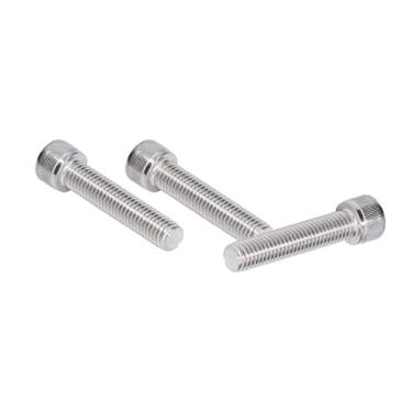 Imagem de Parafusos de aço inoxidável, parafusos de tampa de soquete multiuso métricos DIN 912 para construção de trabalhos DIY para indústria automotiva (M12*55)