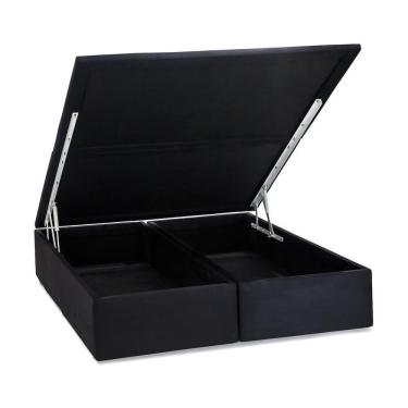 Imagem de Base Baú Preto Queen (158x198x39) - Ortobom