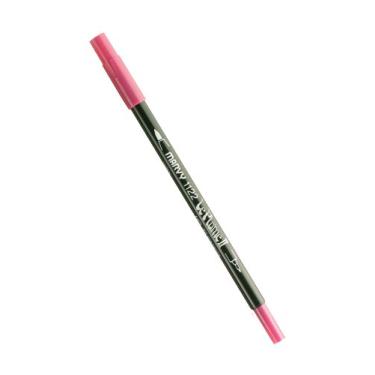 Imagem de UCHIDA Marcador de ponta extra fina Marvy Le Plume II com ponta dupla, materiais de arte, magenta