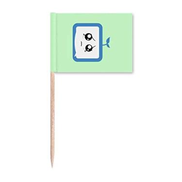 Imagem de Saplings Injustice Small TV Face Original Toothpick Flags Marcador Topper Decoração de Festa