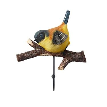 Imagem de KIZQYN Ganchos de casaco cabide montado na parede, cabide de casaco de varanda, gancho que economiza espaço, gancho de parede adequado, para casacos, cachecóis, bolsas, toalhas, chaves, chapéus cabide de parede (cor: 1)