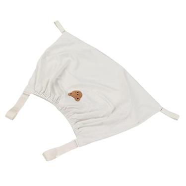 Imagem de Organizador de Carrinho de bebê, Organizador de Carrinho de bebê Com Alça Ajustável Padrão de Desenho Animado Elegante para Viagens (Bege)