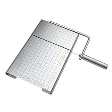 Imagem de Baoblaze Tábua para cortar queijo com 5 fios de substituição, tábua multiuso, cortador de manteiga e queijo para vegetais/queijo