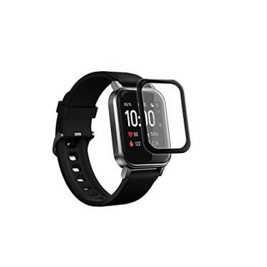 Imagem de Película 3D Smartwatch LS02 Borda Preta Curva Proteção Rígida (3 Unidade)