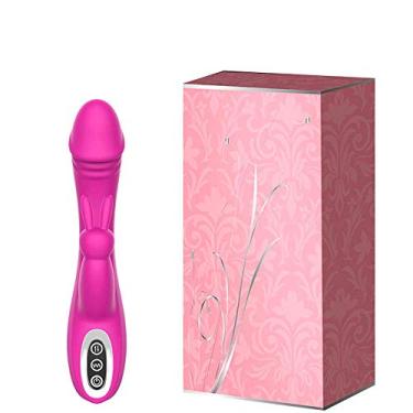 Imagem de Vibrador Estimulador De Ponto G Recarregável Em Silicone Com Forma De Coelho E 7 Modos De Vibração 11,7 X 3,5 Cm Rabbit Vibrator Olly
