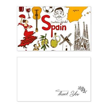 Imagem de Spain Landscap Animals Bandeira nacional cartão de agradecimento aniversário aniversário saudações casamento agradecimento