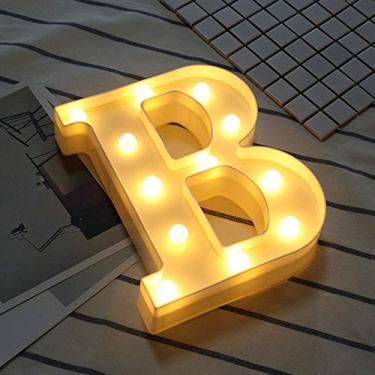 Imagem de Número de placa de casa flutuante 3D DIY branco letra de plástico luz LED letreiro alfabeto lâmpada noturna para decoração de ambientes internos e externos