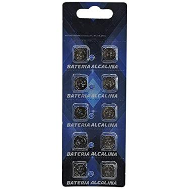 Imagem de Baterias Alcalina Ag13 / Lr44 1.5v Cartela Com 10 Unidades
