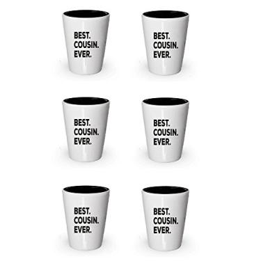 Imagem de Best Cousin Shot Glass - Favorite I Love My Cousin - 1 - Melhores presentes para primos - Para mulheres, homens, crianças, bebês, novos adultos - My Cousin - Combinando Big Little Best Friend - Special Birthday Christmas Cool (6)