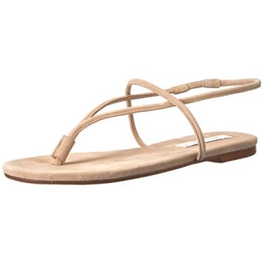 Imagem de Chinese Laundry Sandália rasteira feminina Knock Out, Camurça olho de tigre, 34