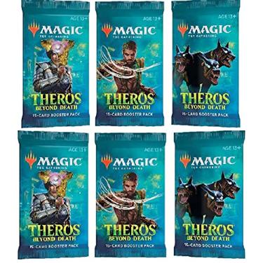 Imagem de MTG 6 (Six) Booster Packs of Magic: The Gathering: Theros Beyond Death (6 Pack Booster Pack Lot Bundle)