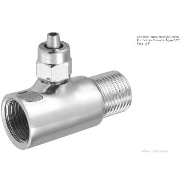 Imagem de Adaptador Conector Bucha T Para Filtro Bebedouro Purificador De Agua Ibbl Consul Electrolux 1/4