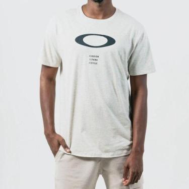 Imagem de Camiseta Oakley O-Rec Ellipse Masculina Off White