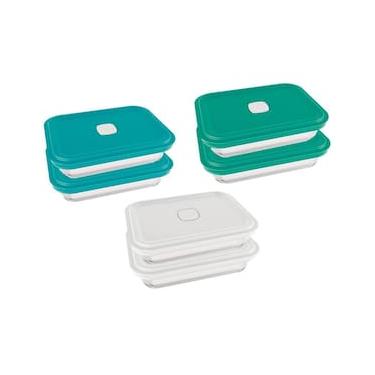 Imagem de Conjunto de Potes Marinex Facilita Vap em Vidro 750 ml - 6 Peças