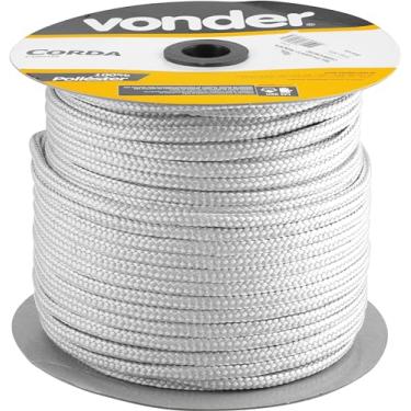 Imagem de Vonder, Corda Multifilamento Trançada, 10 Mm X 147 M, Branca.