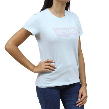 Imagem de Camiseta Feminina Azul Levi`s 34142