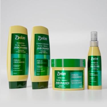 Imagem de Kit Jaborandi Biotina Cabeleira Força e Crescimento Detra