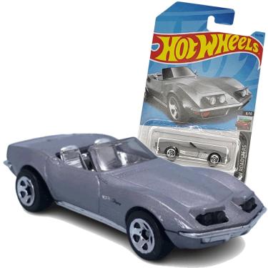 Imagem de Carrinho Hot Wheels 72 Stingray Convertible Cinza Prateado