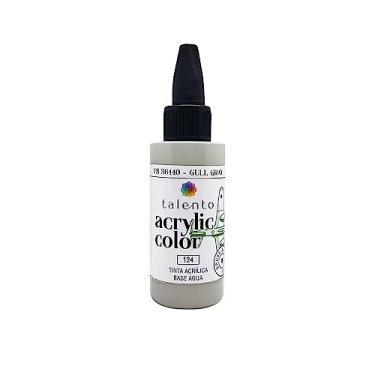 Imagem de Tinta Acrílica para Modelismo 30 ml Talento Tons Militares - Branco, Cinza, Preto GULL GRAY 124 FS36440