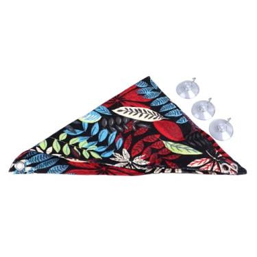 Imagem de Rede de Suspensão para Répteis, Cama Quente de Balanço para Répteis Com Padrão de Flor Com Gancho de Sucção para Animais Pequenos, Lagarto e Hamster (S)