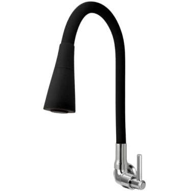 Imagem de Torneira Flexível Cozinha Preta e Cobre de Parade 1/4 de Volta